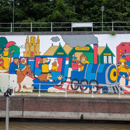 100 ans de vies communes fresque