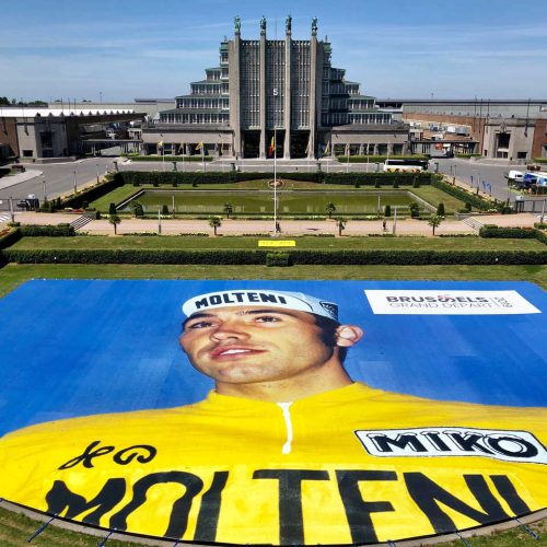 Brussels Grand Départ grande affiche d'Eddty Merckx