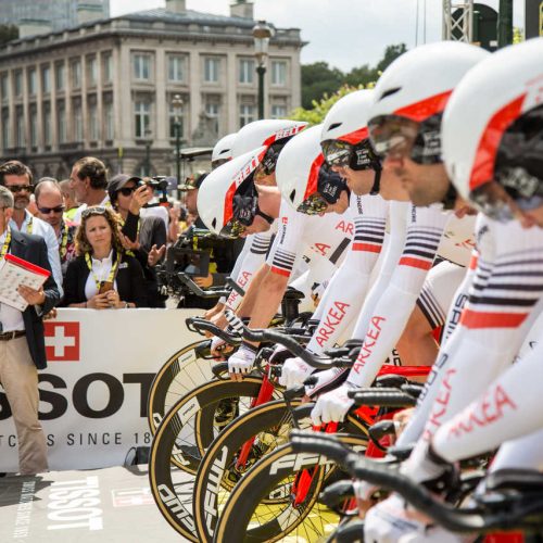 Brussels Grand Départ départ des cyclistes