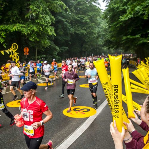 Brussels Grand Départ hardloopwedstrijd