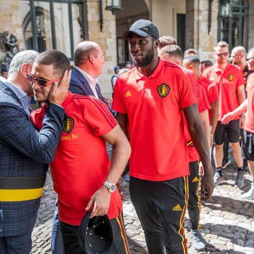 Diables rouges les joueurs rencontre les officiels