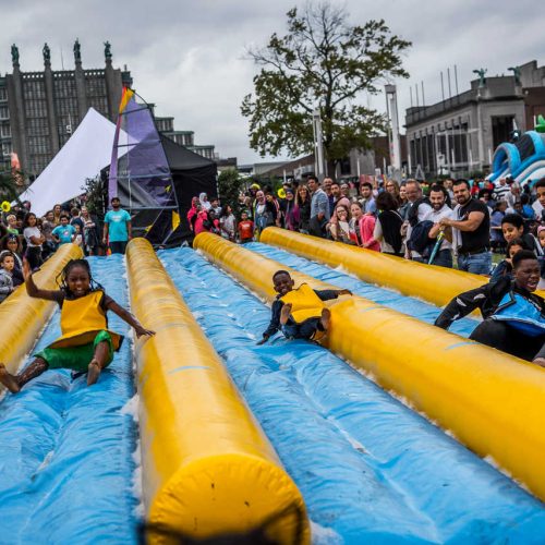 Les feux de Laeken toboggan pour enfants