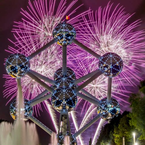 Les feux de Laeken feux d'artifice