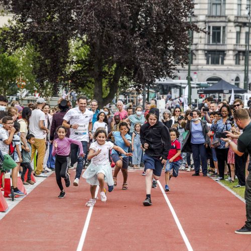 inauguration place bockstael course pour enfants