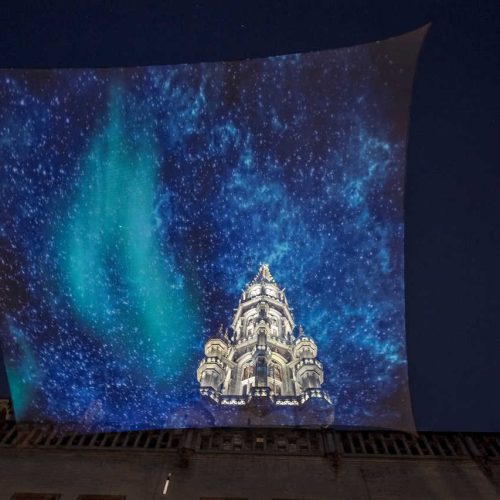 Plaisirs d'hiver projection spectacle