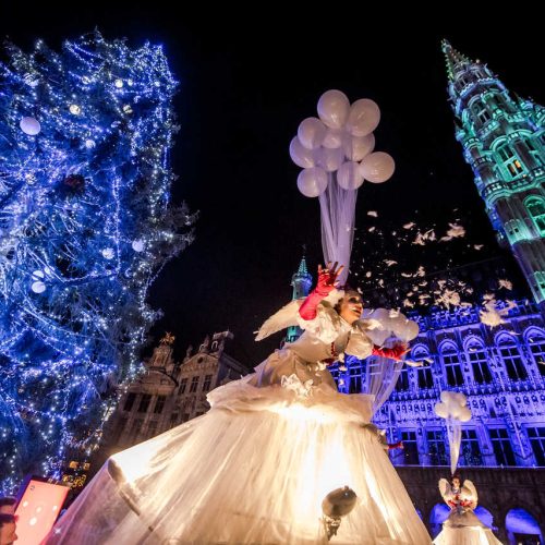 Plaisirs d'hiver spectacle grande place