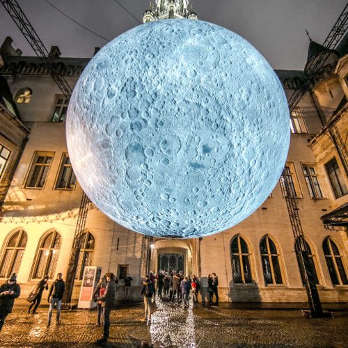 Plaisirs d'hiver décoration la pleine lune