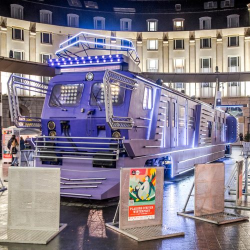 plaisirs d'hivers rame metro expostion 2021